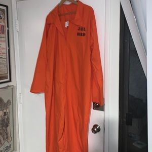 Bristol Novelty Prisoner Jumpsuit Suit Cosplay Costume Halloween Unisex Prison